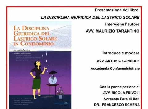 Bari, libreria Di Marsico: presentazione dell'ultimo libro di Maurizio Tarantino